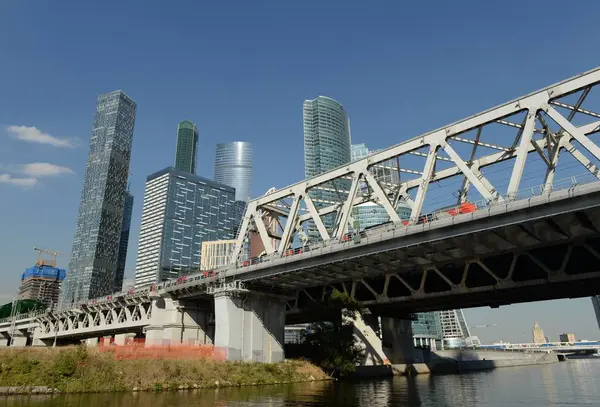 Moskau international business center "moskau-stadt" — Stockfoto