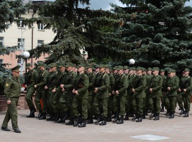  Bölümü askeri eğitim ve aşırı Vitebsk Devlet Tıp Üniversitesi Tıp öğrencileri