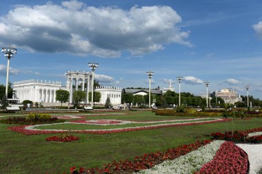  Güzel manzara tasarımı Pavilion 66 ekonomik başarıları Sergisi, Moskova, 