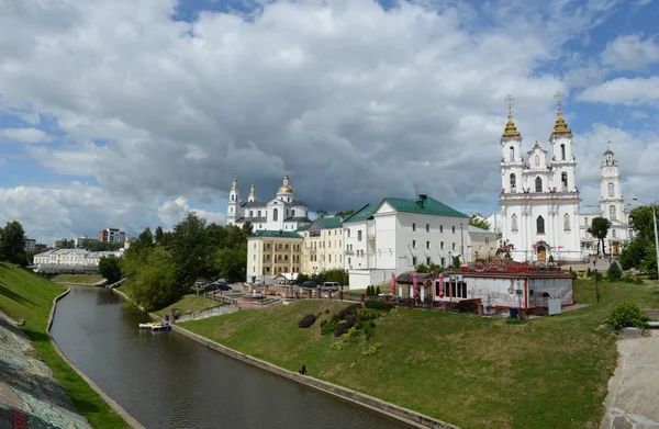 Widok na historyczne centrum Witebska — Zdjęcie stockowe