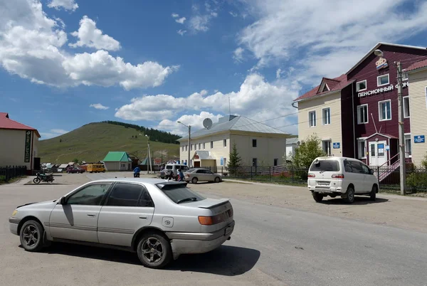 República Altai Rusia Junio 2018 Calle Sanaa Centro Del Distrito — Foto de Stock