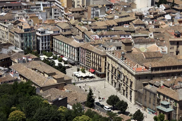 Granada Espanha Julho 2011 Vista Cidade Granada Partir Alhambra — Fotografia de Stock