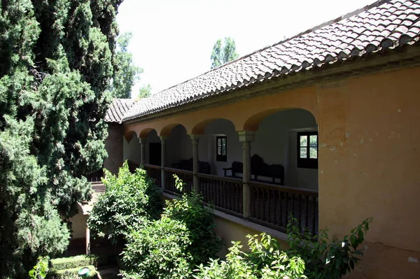 Granada Spagna Luglio 2011 Nel Complesso Architettonico Parco Dell Alhambra — Foto Stock