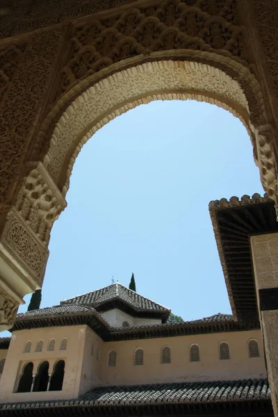 Granada Španělsko Července 2011 Architektonický Park Komplexu Alhambra Granadě — Stock fotografie