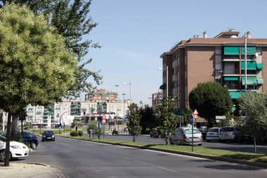 Granada, İspanya - 16 Temmuz, 2011:City görünümü Granada - İspanya en güzel ve en eski şehirlerinden biri olan