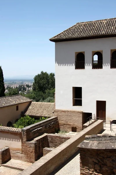 Granada Spanien Juli 2011 Den Arkitektoniska Och Park Komplex Alhambra — Stockfoto