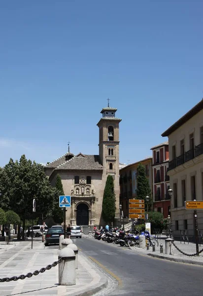 Granada Spanien Juli 2011 Byggt Kyrkan Santa Anna Iglesia Santa — Stockfoto