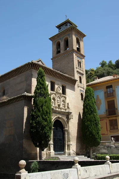 Granada Spagna Luglio 2011 Chiesa Santa Anna Iglesia Santa Anna — Foto Stock