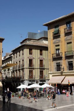 Granada, İspanya - 16 Temmuz, 2011:City görünümü Granada - İspanya en güzel ve en eski şehirlerinden biri. Granada alanında