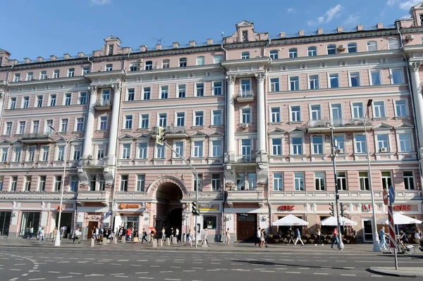 Moscow Russia August 2018 Building Strastnoy Boulevard Center Moscow — Stock Photo, Image