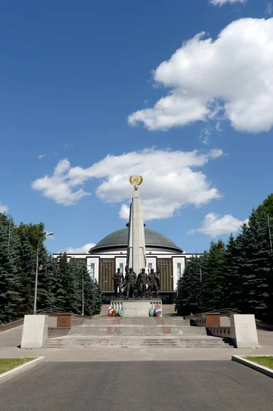 Moscow Rússia Junho 2018 Monumento Aos Países Participantes Coalizão Hitler — Fotografia de Stock