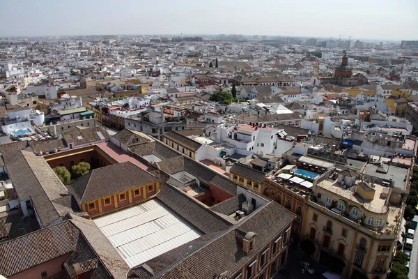 Seville Espanha Julho 2011 Vista Sevilha Alto Catedral — Fotografia de Stock