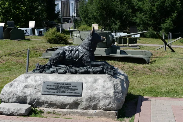 Moscú Rusia Junio 2018 Monumento Front Dog Colina Poklonnaya Moscú — Foto de Stock