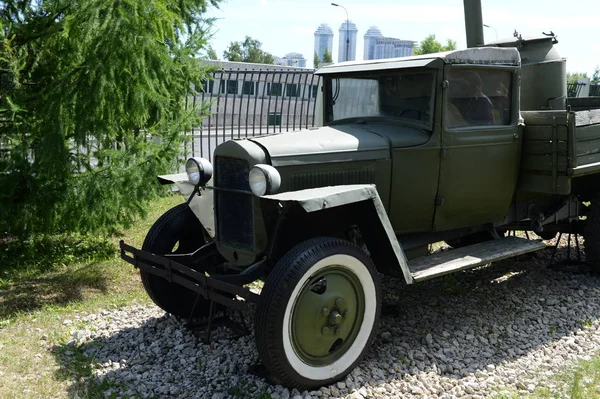 Moskou Rusland Juni 2018 Vintage Vrachtwagen Gaz Poklonnaya Heuvel Moskou — Stockfoto