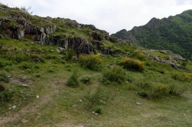   Kalbak-Tash yolu, onun petroglifler hayvanların görüntüleri ile ünlüdür