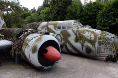  İki motorlu hafif bombardıman Kawasaki Ki-48 Poklonnaya Hill Moskova'da askeri teçhizat müzesinde