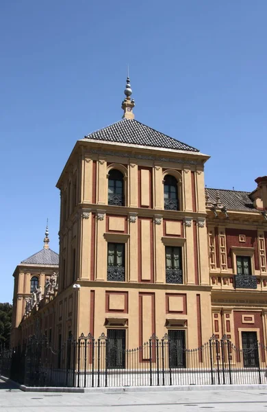 Sevilla Palacio de San Telmo v Andalusii ve Španělsku. — Stock fotografie