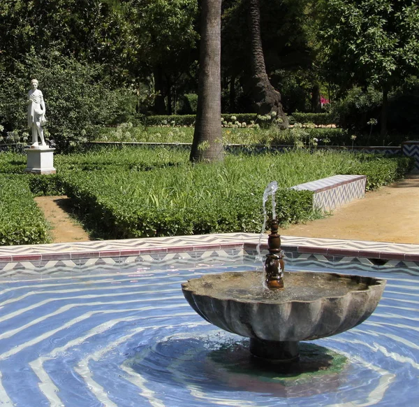 Seville Spagna Luglio 2011 Scultura Nel Parco Maria Luisa Siviglia — Foto Stock