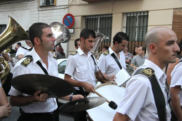 Seville Spain July 2011 Musicians City Festival Seville — Stock Photo, Image