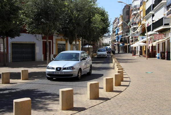 Seville Spain July 2011 Alameda Hercules Street Seville — Stock Photo, Image