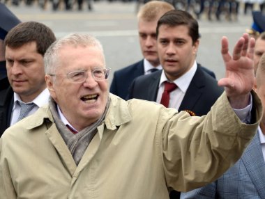  Rusya'nın liberal demokrat partisi Vladimir Zhirinovsky'nin Moskova Zaferi'nin 74.