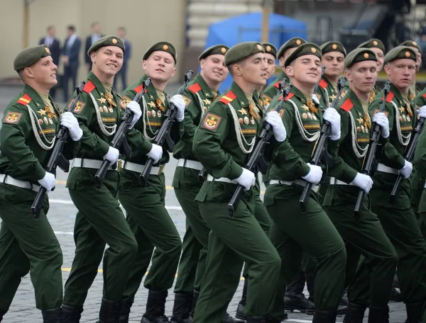 Moscow Russia May 2019 Soldiers 27Th Separate Guards Motorized Rifle — Stock Photo, Image