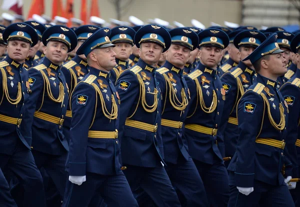 Moskou Rusland Mei 2019 Officieren Van Air Force Academy Vernoemd — Stockfoto