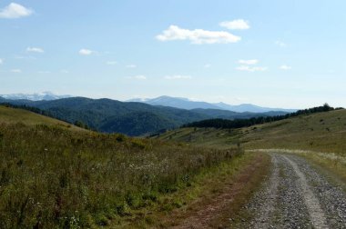  Batı Sibirya. Altay dağlarının eteklerindeyol