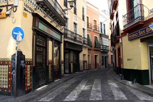 Seville Spain July 2011 Old Street Spanish City Seville — Stock Photo, Image