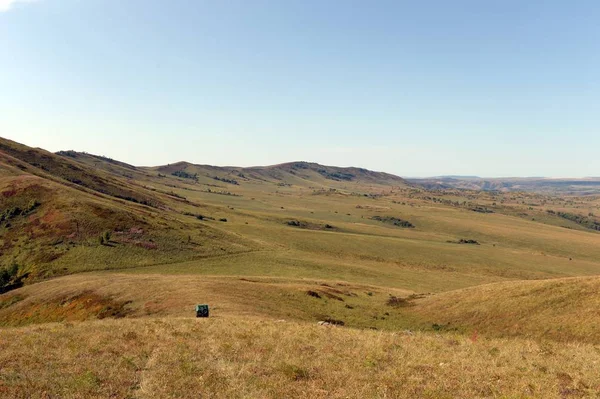 Altay Dağları'nın etekleri. Batı Sibirya. Rusya — Stok fotoğraf