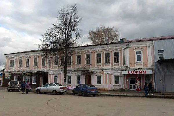 Old building in the city of Ryazhsk Ryazan region — Stock Photo, Image