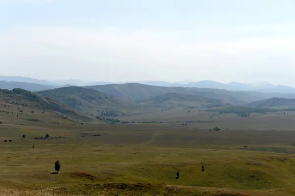Foothills of the Altai Mountains. Sibéria Ocidental. Rússia — Fotografia de Stock