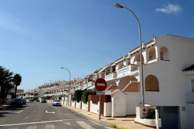 ORIHUELA, COSTA BLANCA, SPAIN 19 Eylül 2018: Orihuela 'daki Costa Blanca' da ikamet ediyorlar. İspanya