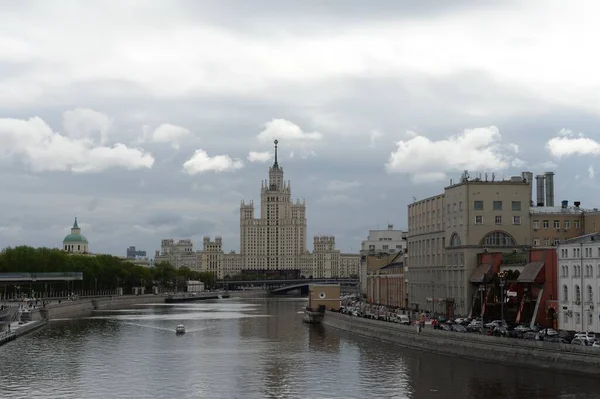 Moskau Russland Mai 2020 Blick Von Der Moskauer Bolschoi Moskworezki — Stockfoto