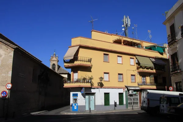 Seville Spain Hazi Ran 2011 Çağdaş Seville Caddesinde — Stok fotoğraf