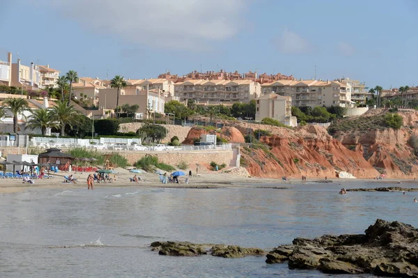 Orihuela Costa Blanca Espagne Septembre 2018 Plage Playa Aguamarina Orihuela — Photo