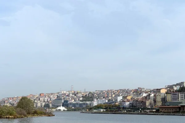 Istanbul Turkey November 2019 View City Area Sutluje Istanbul Silahtaraga — 스톡 사진