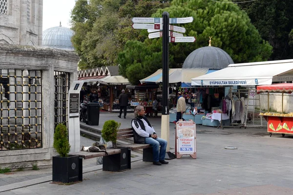 Istanbul Türkei November 2019 Die Straßenkreuzung Von Eyup Eskele Und — Stockfoto