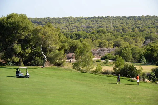 2018 Orihuela Costa Blanca Spain September 2018 People Play Golf — 스톡 사진