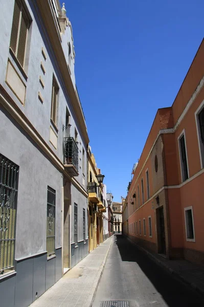 Seville Spain July 2011 Old Narrow Street Center Seville — 图库照片