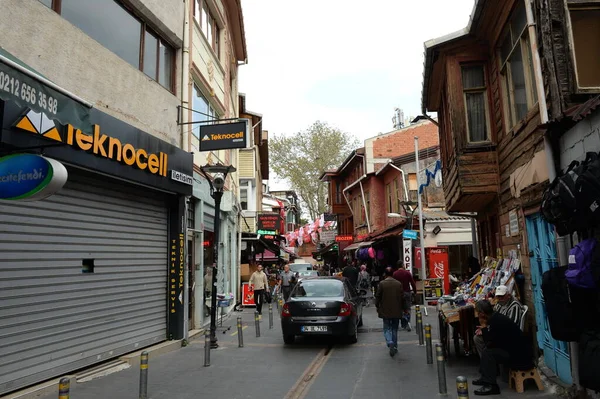 Istanbul Turchia Novembre 2019 Vecchia Strada Nel Quartiere Eyup Sultan — Foto Stock