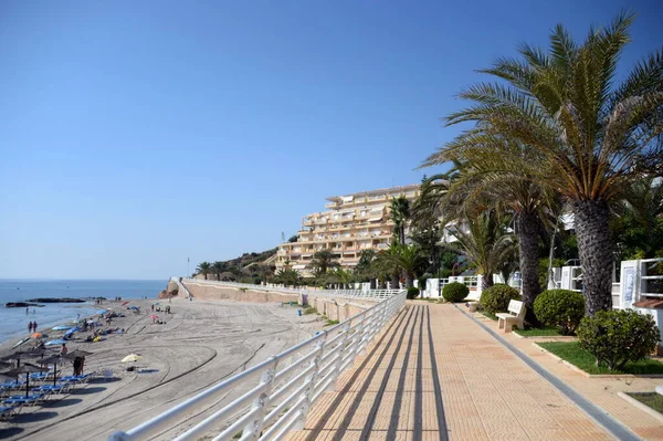 Orihuela Costa Blanca Ισπανια Σεπτεμβριου 2018 Πεζόδρομος Στην Costa Blanca — Φωτογραφία Αρχείου