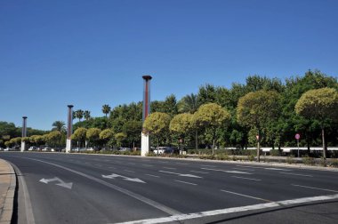  SEVILLE, SPAIN - 10 HAZİRAN 2011: İspanyol Sevilla 'sında Avenue Torneo