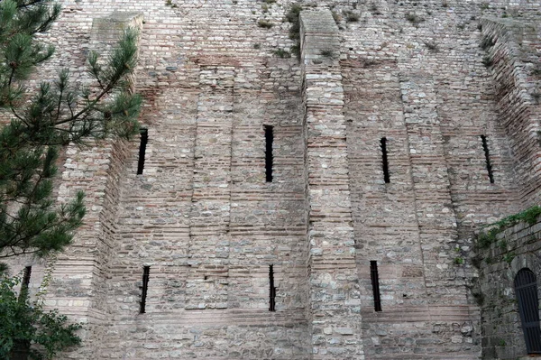 Istanbul Turquie Novembre 2019 Les Murs Ancienne Constantinople Prison Des — Photo