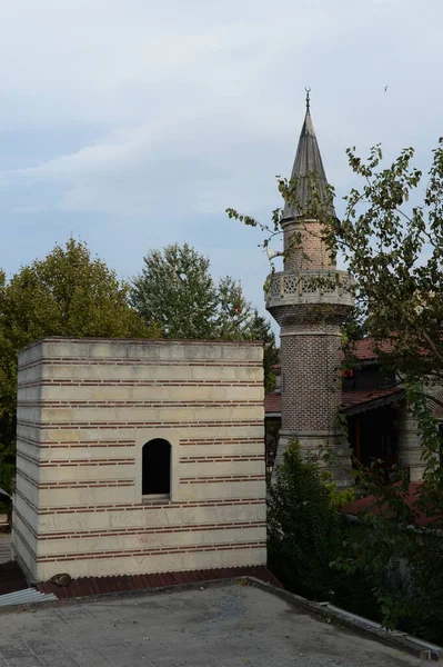 Ιστανβουλ Τουρκια Νοεμβριου 2019 Τζαμί Χαζρέτι Κάαμπ Στα Αρχαία Τείχη — Φωτογραφία Αρχείου