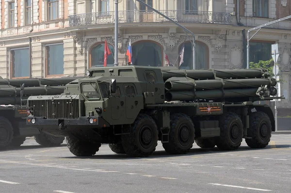 Moscow Russia June 2020 Tornado Multiple Launch Rocket Systems Tverskaya — Stock Photo, Image