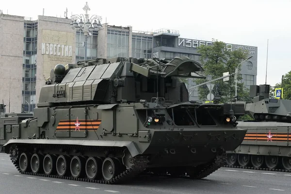 Moskva Rusko Června 2020 Celoroční Taktický Protiletadlový Raketový Systém Tor — Stock fotografie