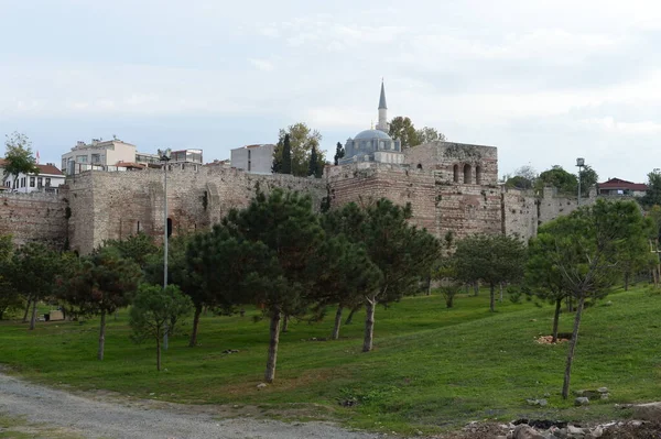 Istanbul Turquía Noviembre 2019 Las Murallas Antigua Constantinopla Prisión Anemas — Foto de Stock