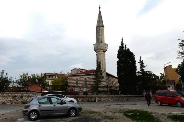 Istanbul Turkey Listopad 2019 Meczet Przy Starej Ulicy Ayvansaray Stambule — Zdjęcie stockowe