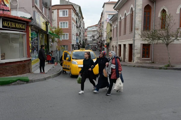 Stanbul Turkey Kasım 2019 Stanbul Fatih Ilçesinin Eski Sokaklarında Türkiye — Stok fotoğraf